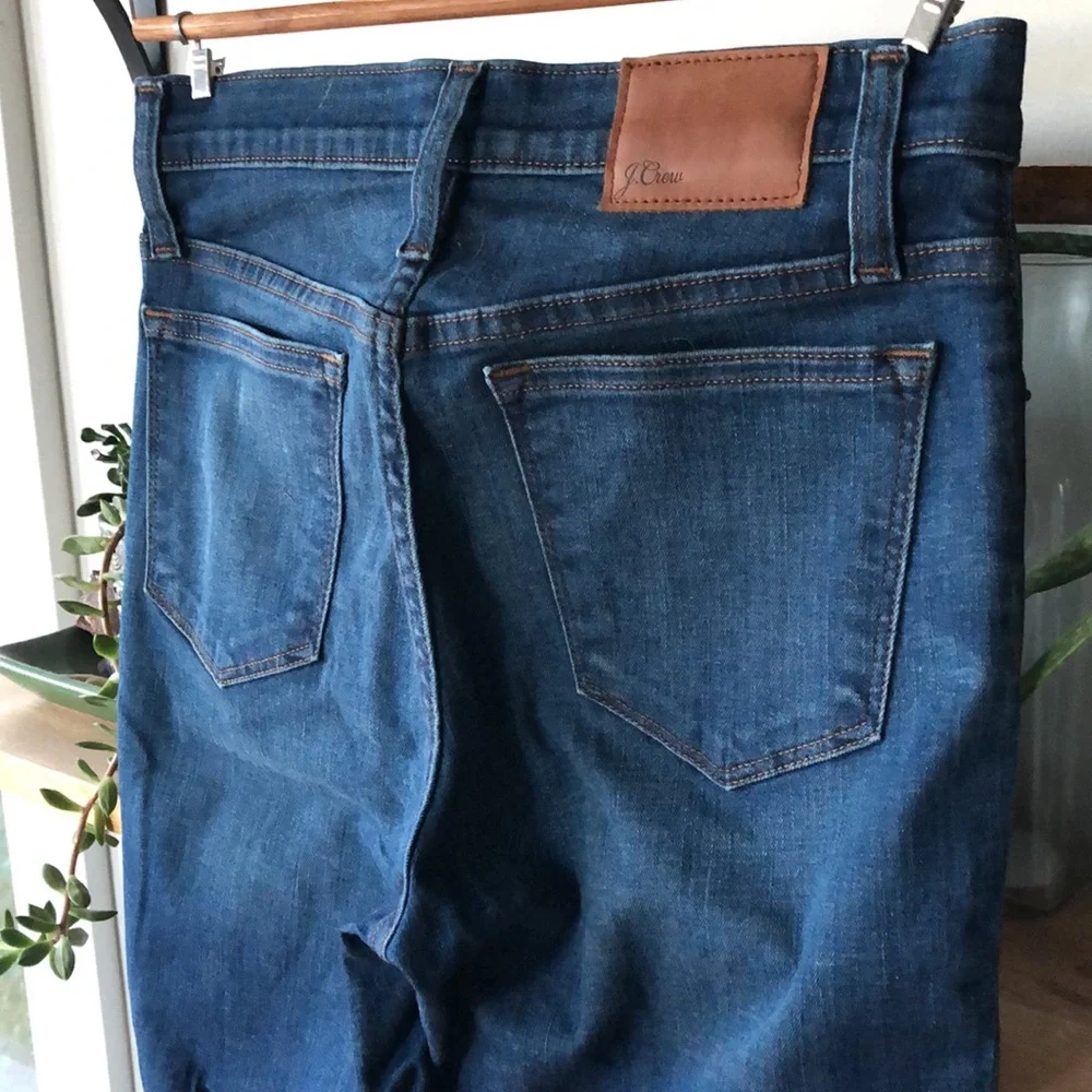 J. Crew Lookout High Rise Skinny Button Fly Skinny Jean Size 27 Tall